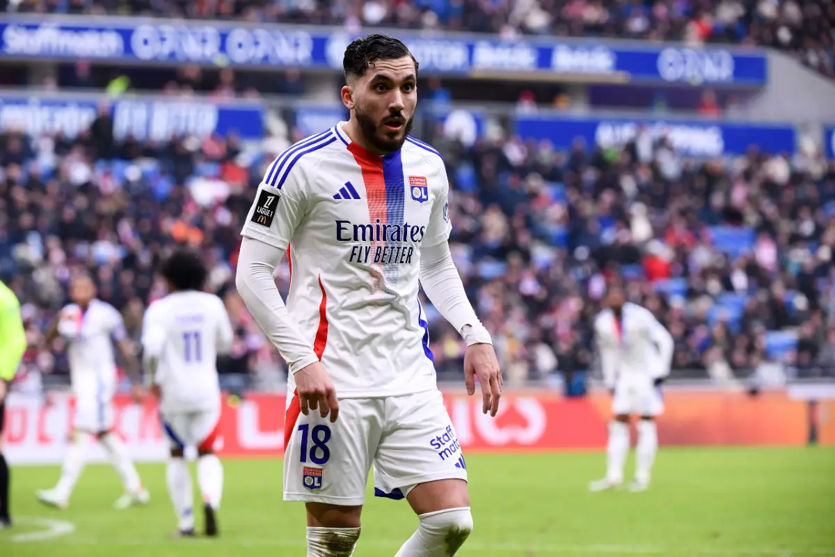 Everton a tenté le coup Rayan Cherki