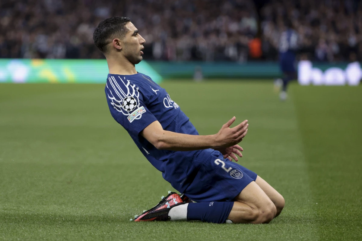 LDC-PSG: Achraf Hakimi se moque de l'adversaire en demi