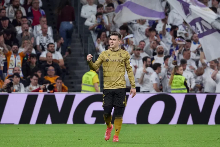 Ander Barrenetxea sous le maillot de la Real Sociedad @Alamy