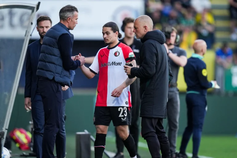 Anis Hadj Moussa sous le maillot du Feyenoord @Alamy