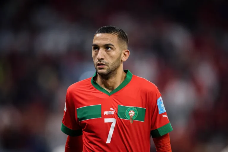 Hakim Ziyech sous le maillot du Maroc @Alamy