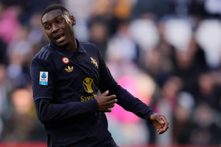 Randal Kolo Muani sous les couleurs de l'équipe de France ©Alamy