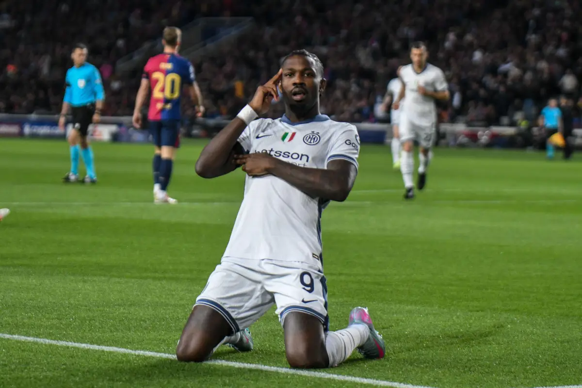 Vidéo : Marcus Thuram crucifie le Barça dès la 30e seconde