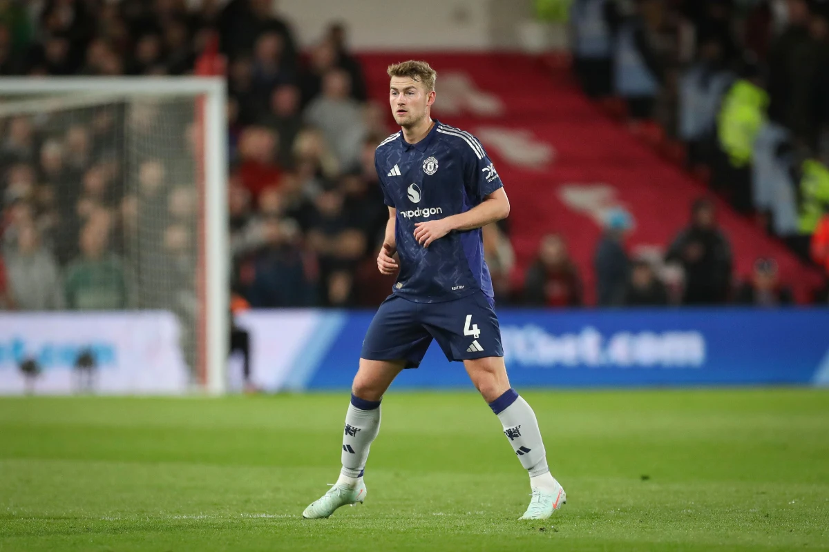Matthijs de Ligt sous le maillot de Manchester United @Alamy