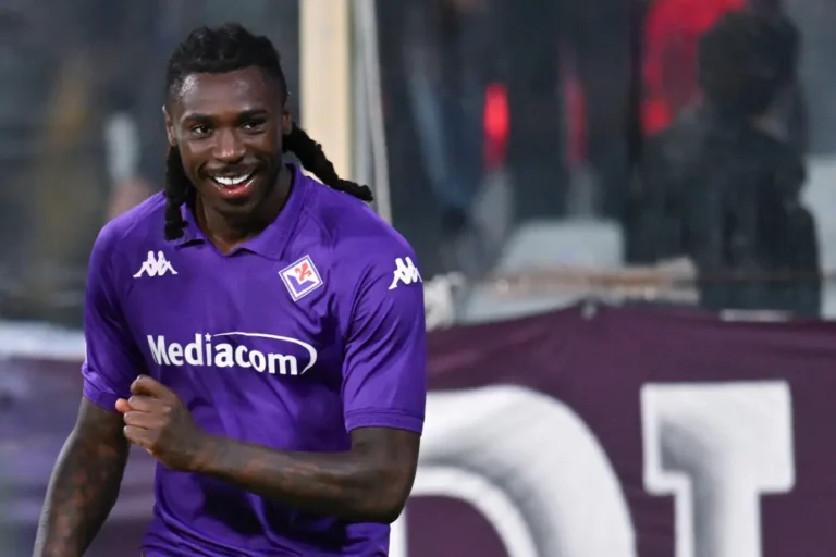 Moise Kean sous les couleurs de la Fiorentina @Alamy