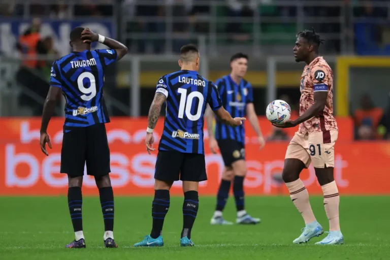 Marcus Thuram et Lautaro Martinez sous les couleurs de l'Inter Milan ©Alamy