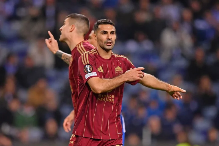 Zeki Celik sous le maillot de l'AS Roma @Alamy