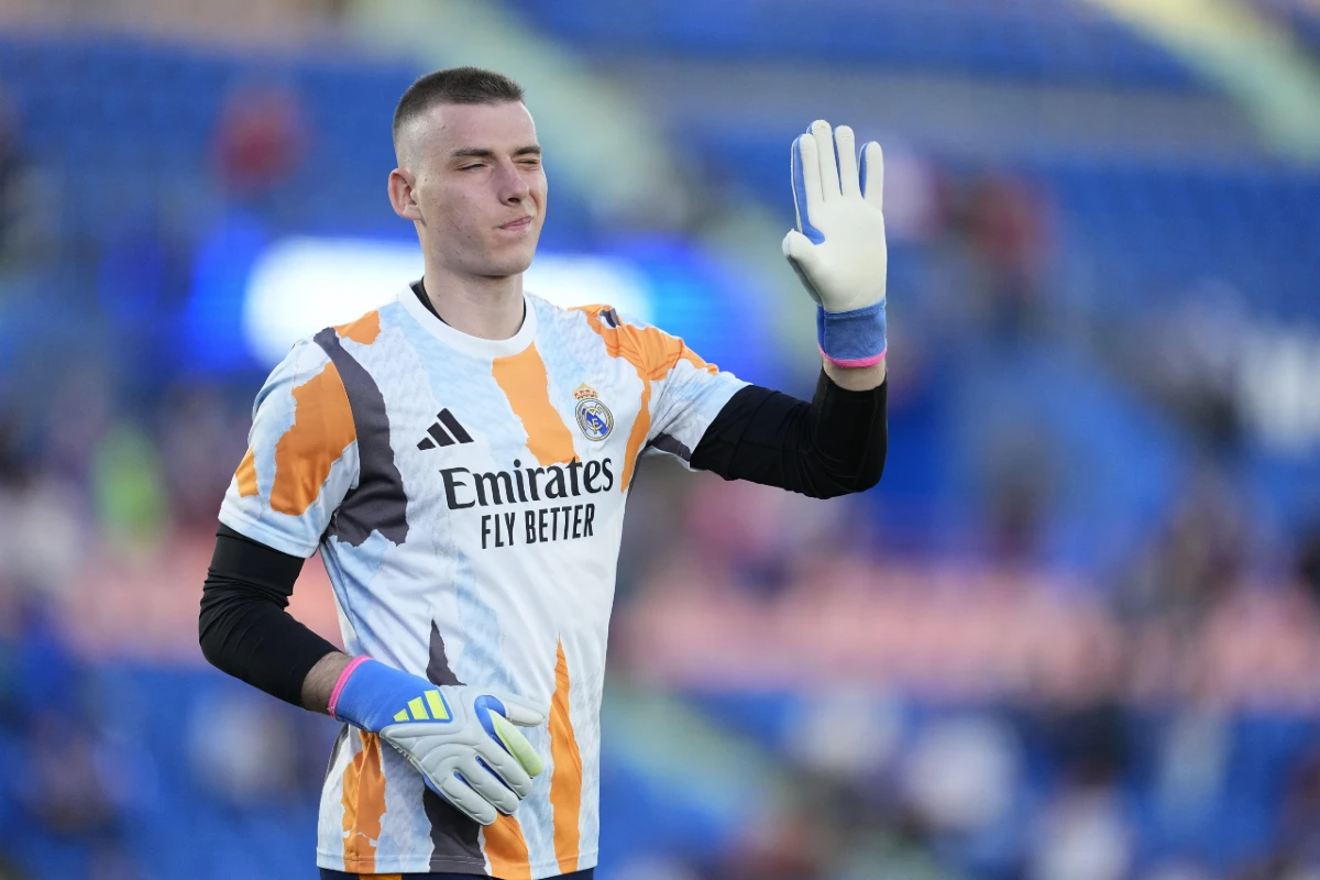 Real Madrid: Andriy Lunin rend fou un cador anglais