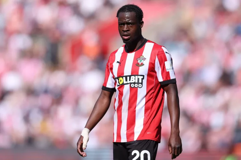 Kamaldeen Sulemana avec Southampton @Alamy