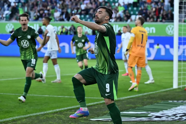 Mohamed Amoura buteur avec Wolfsburg @Alamy