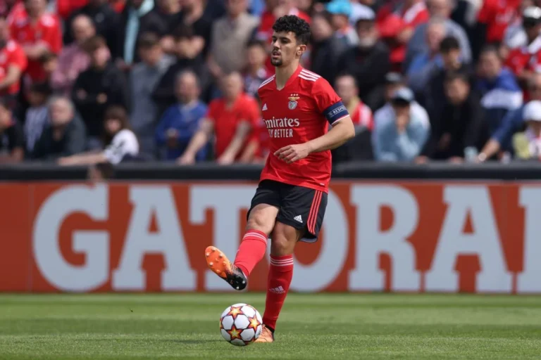 Le défenseur central du Benfica Lisbonne, Tomas Araujo @Alamy