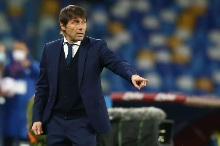 Antonio Conte en pleine action @Alamy