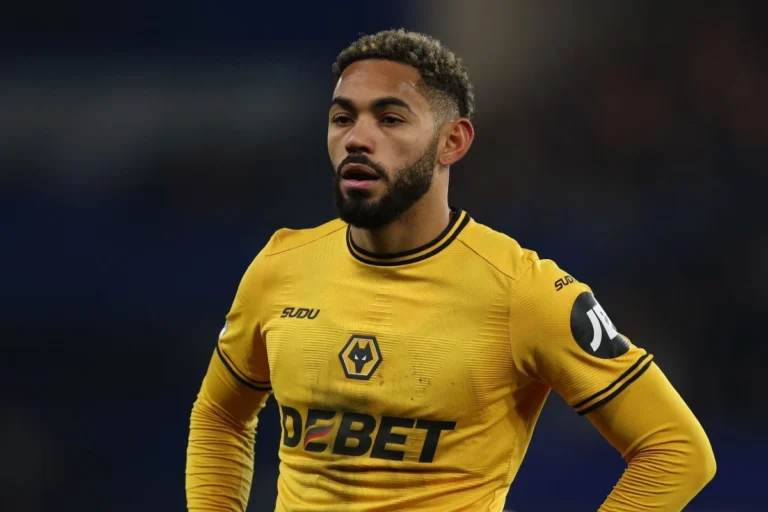 Matheus Cunha lors du match face à Chelsea @Alamy