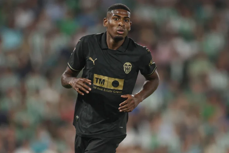 Cristhian Mosquera sous le maillot du FC Valence @Alamy