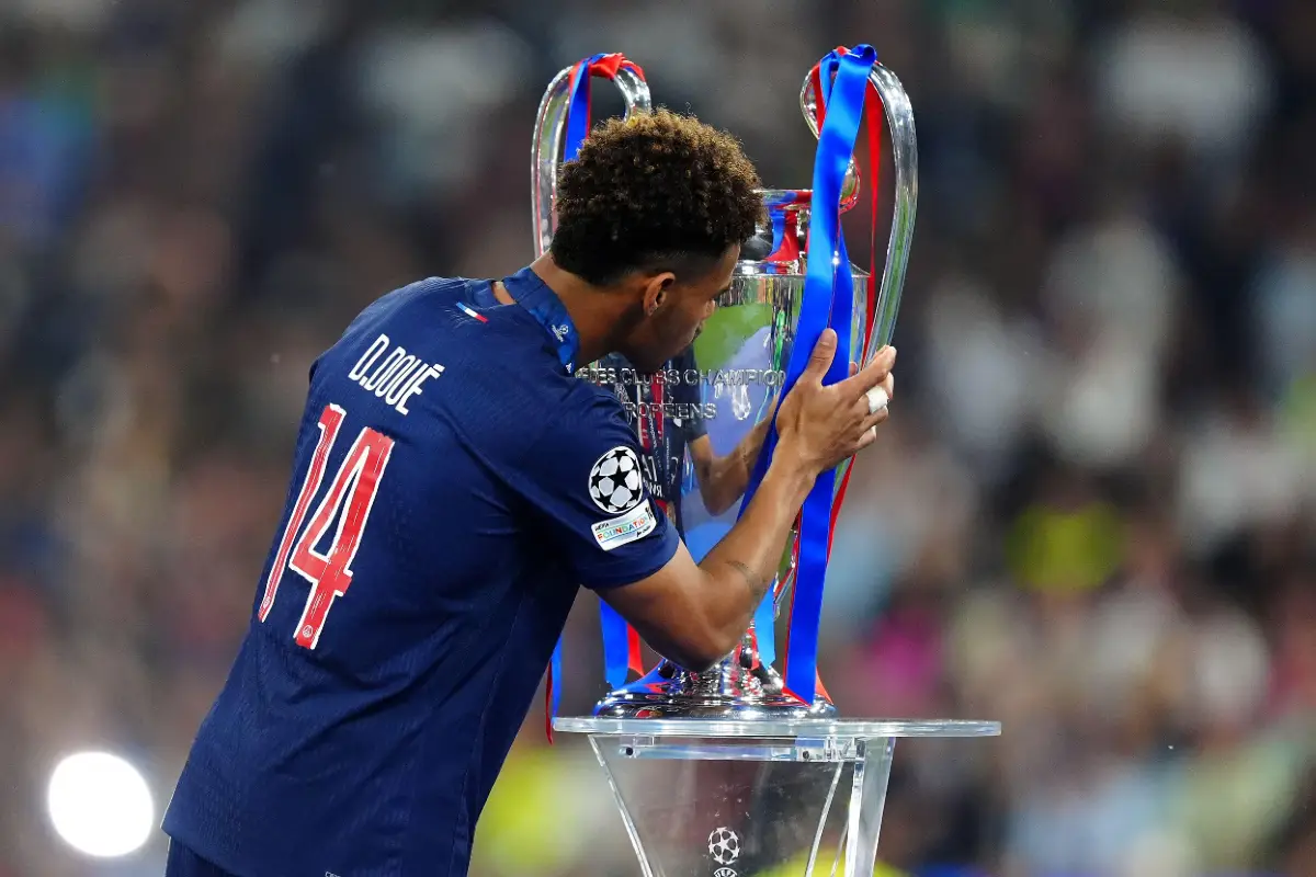 LDC-PSG: Désiré Doué premier joueur impliqué sur trois buts en finale