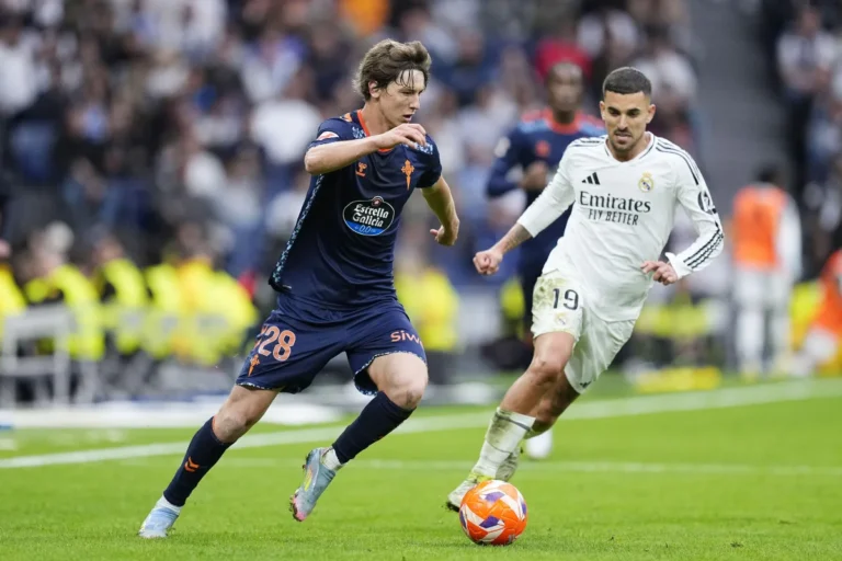 Fer López face au Real Madrid @Alamy