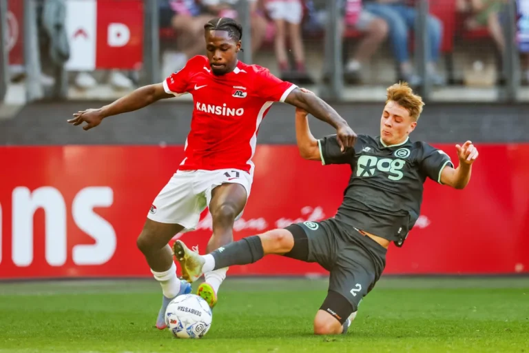 Jayden Addai brille avec l'AZ Alkmaar @Alamy