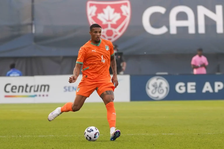 Jean-Philippe Gbamin avec la Cote d'Ivoire @Alamy