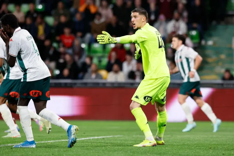 Robin Risser ciblé par Nice @Alamy