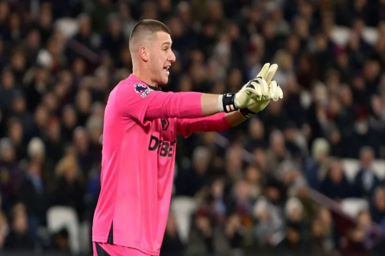 Sam Johnstone lors de la rencontre face à West Ham @Alamy