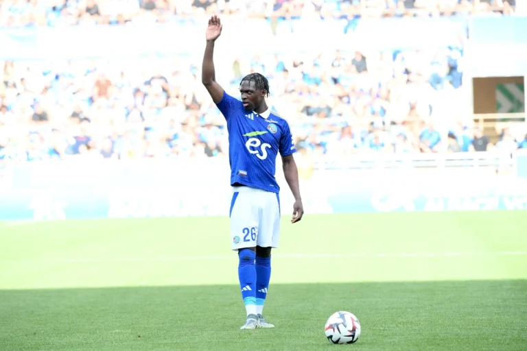 Dilane Bakwa sous le maillot de Strasbourg @Alamy