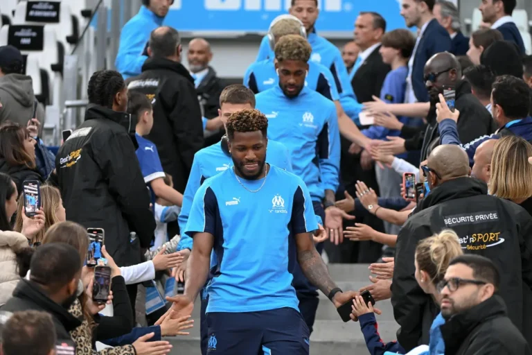 Faris Moumbagna avec l'OM @Alamy