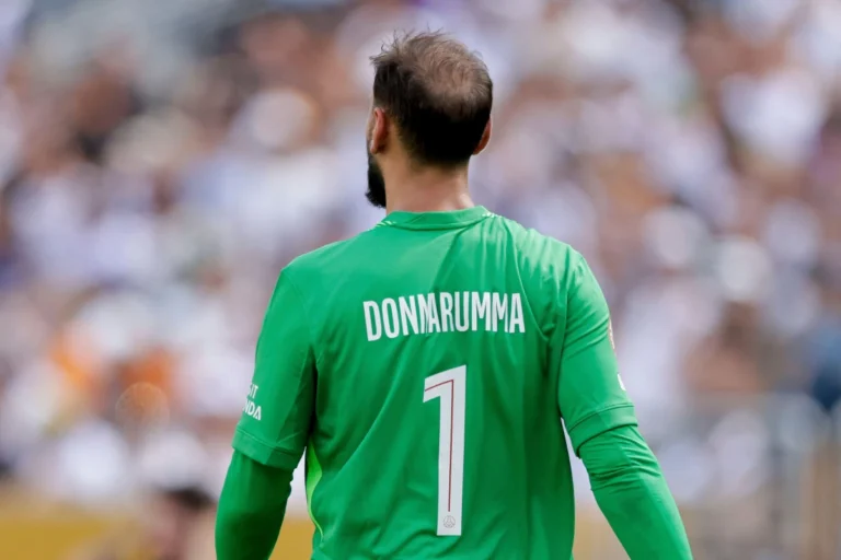 Gianluigi Donnarumma avec le PSG @Alamy