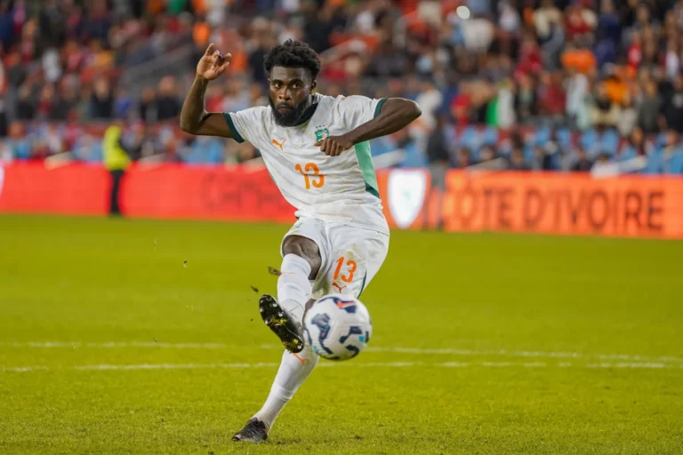 Jérémie Boga avec la Côte d'Ivoire @Alamy