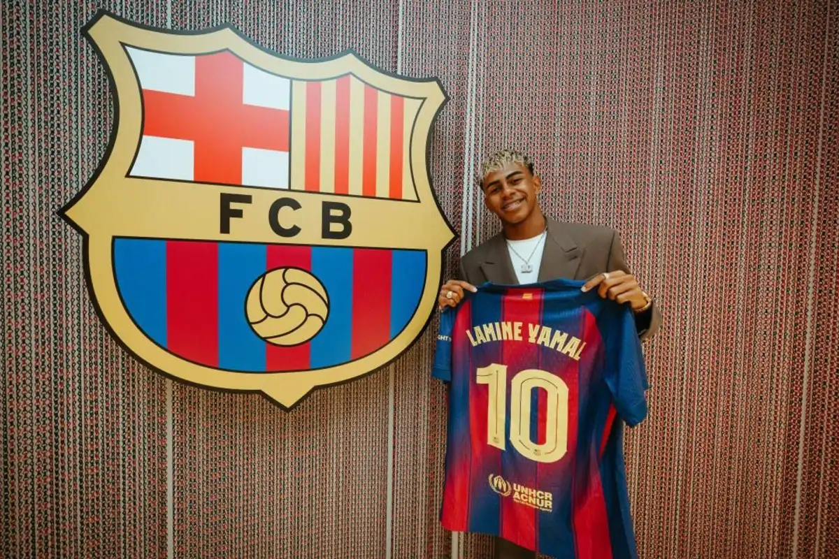 Lionel Messi et Lamine Yamal réunis sur un terrain de foot