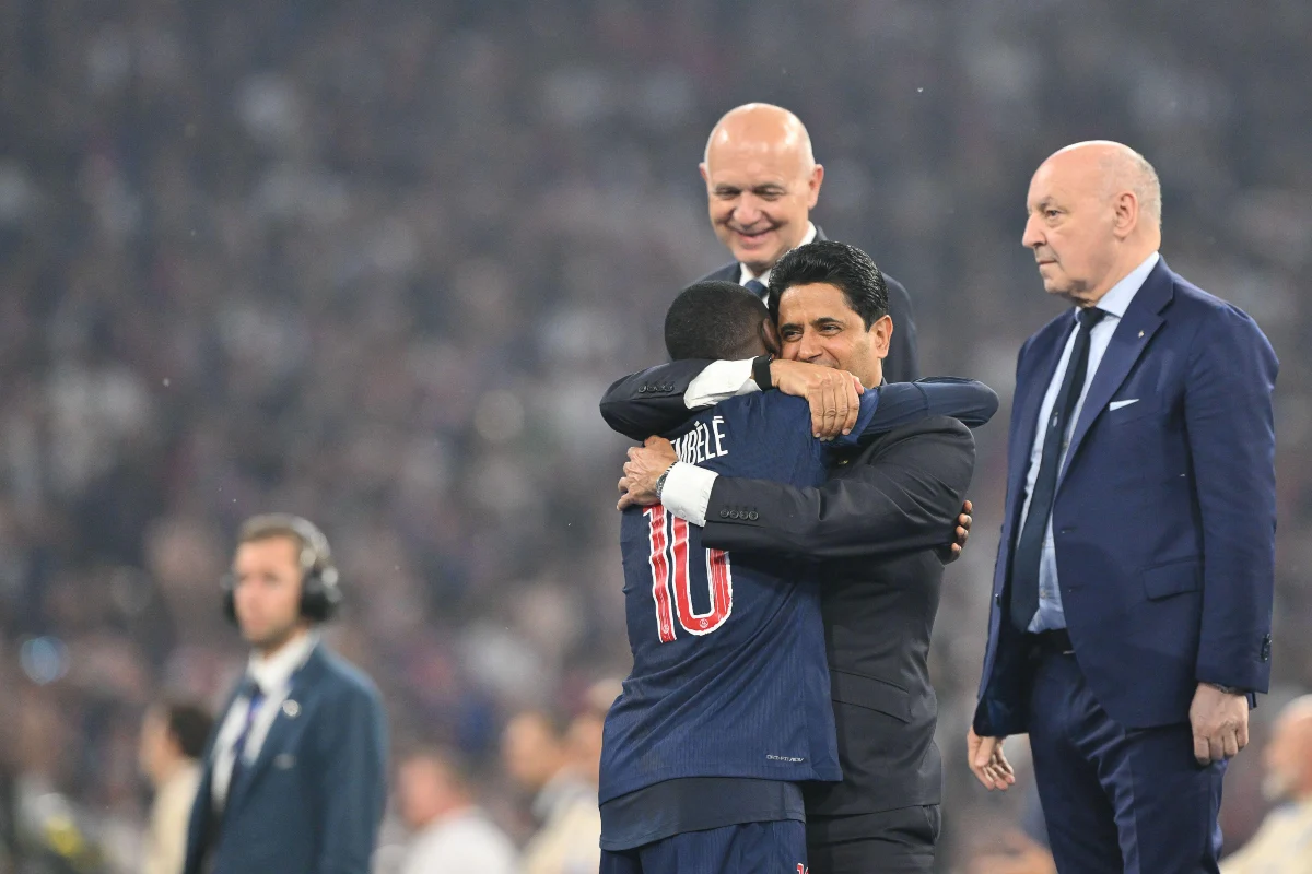 PSG : Nasser Al-Khelaïfi « Si Dembélé ne gagne pas le Ballon d'Or, il y a un problème »