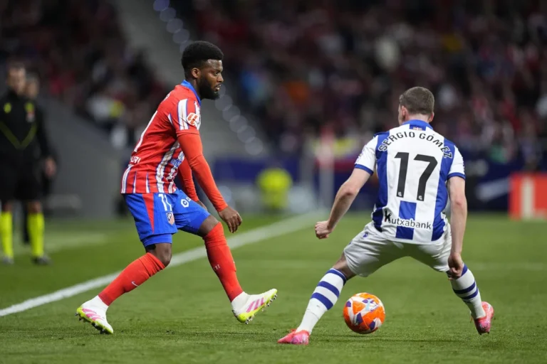 Thomas Lemar avec l'Atlético Madrid @Alamy