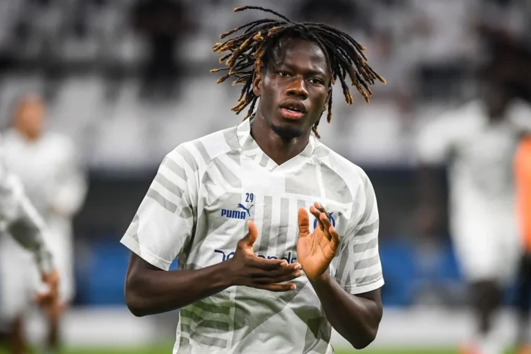 Kaboré lors de son prêt à l'OM @Alamy