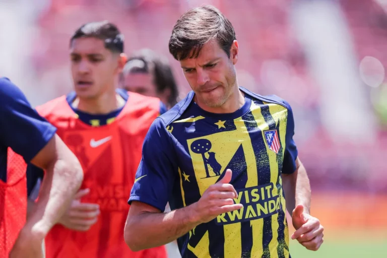 César Azpilicueta avec l'Atlético Madrid @Alamy