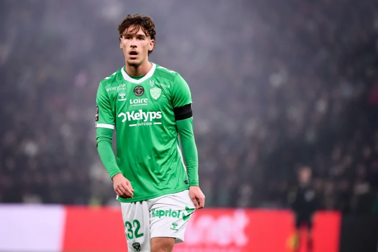Lucas Stassin avec l'ASSE @Alamy