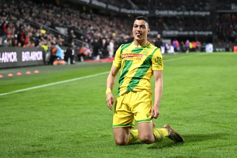 Mostafa Mohamed avec le FC Nantes @Alamy