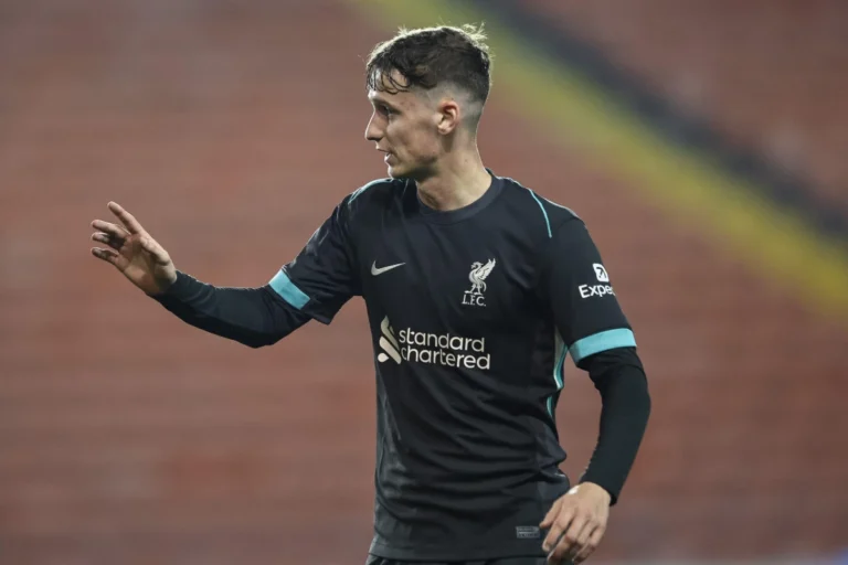 Tyler Morton sous les couleurs de Liverpool ©Alamy