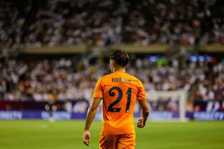 Brahim Diaz sous le maillot du Real Madrid @Alamy