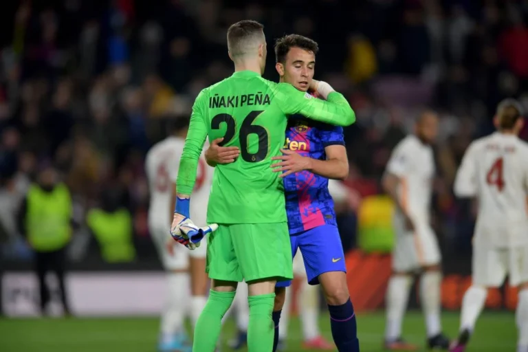 Inaki Pena sous le maillot du Barça @Alamy