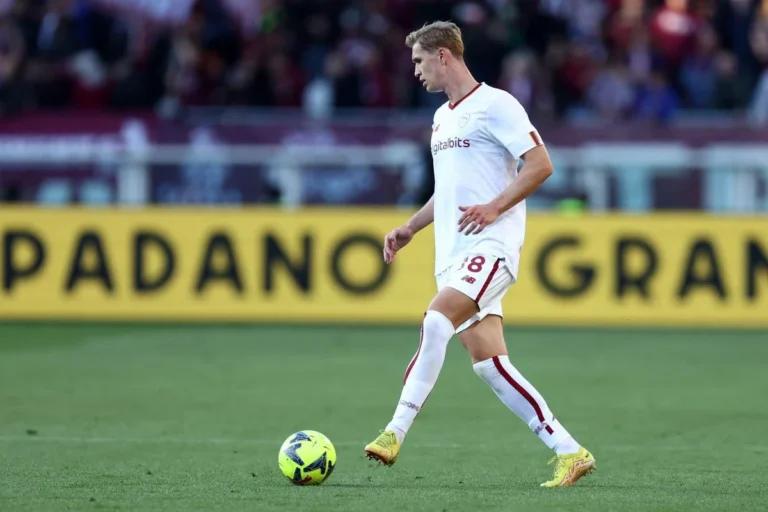 Solbakken sous le maillot de l'AS Roma @Alamy