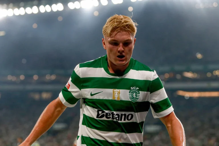 Conrad Harder avec le Sporting @Alamy