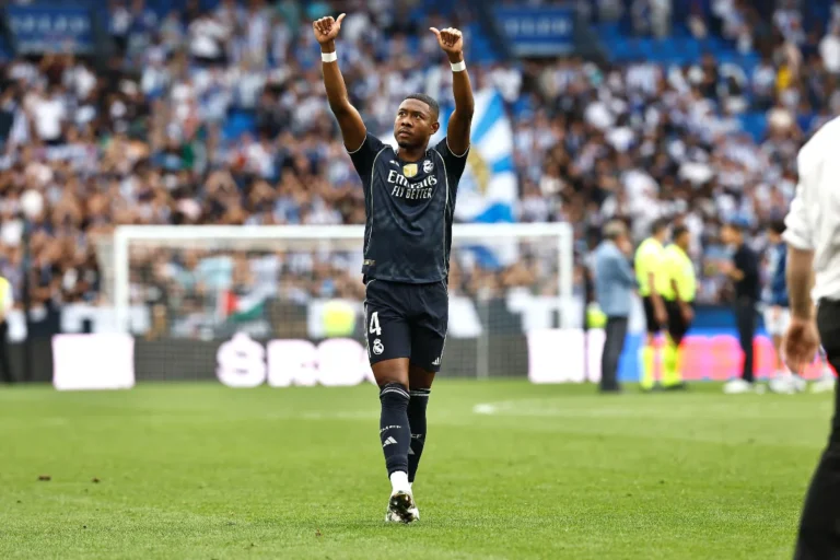 David Alaba sous le maillot du Real Madrid @Alamy