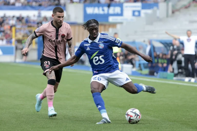 Dilane Bakwa avec Strasbourg @Alamy