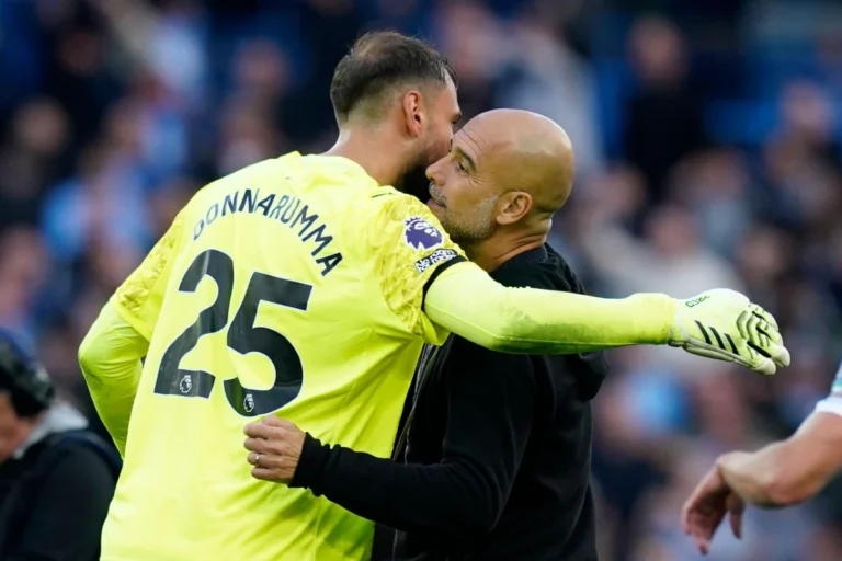 Gianluigi Donnarumma sous les couleurs de Manchester City ©Alamy