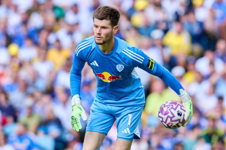 Illan Meslier avec Leeds @Alamy