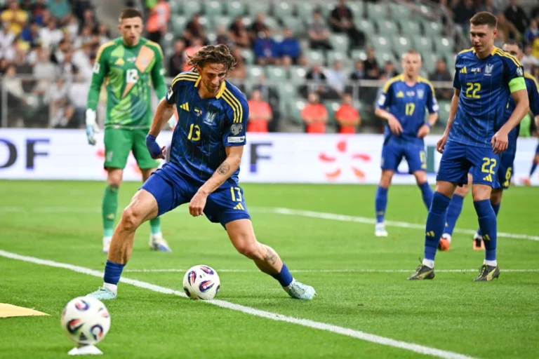 Illia Zabarnyi sous les couleurs de l'Ukraine ©Alamy