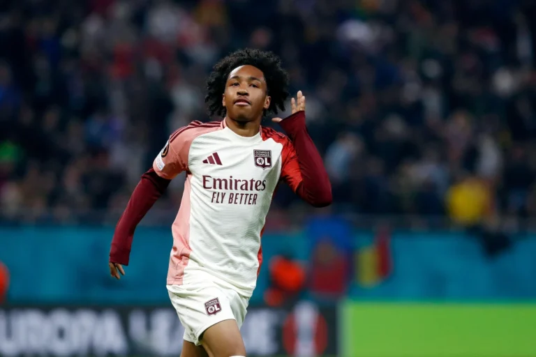 Malick Fofana avec l'OL @Alamy