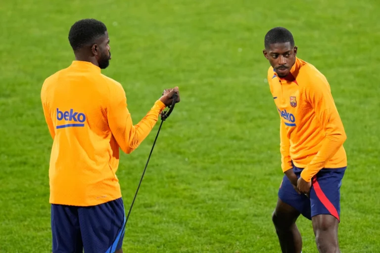 Samuel Umtiti protégeait Ousmane Dembélé au Barça ©Alamy
