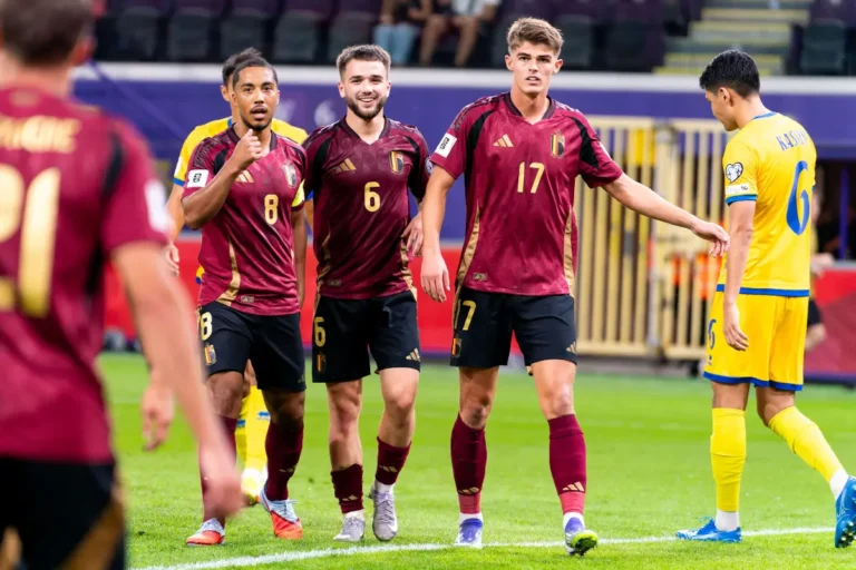 Youri Tielemans avec la Belgique @Alamy