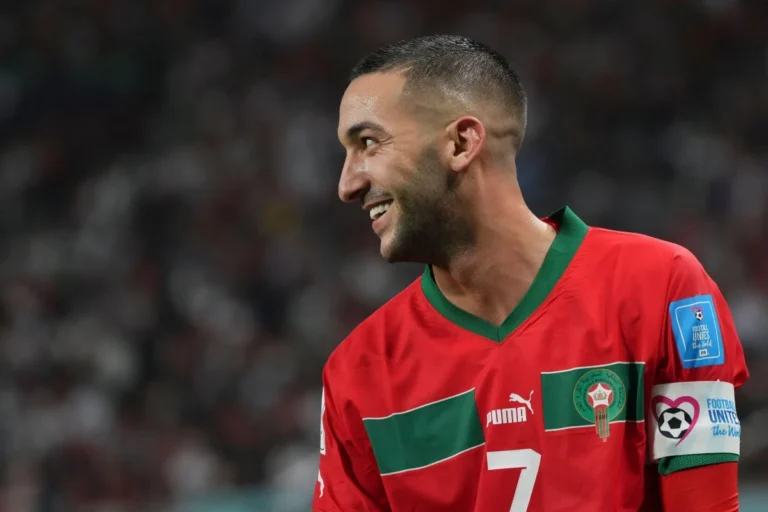 Hakim Ziyech sous le maillot du Maroc @Alamy