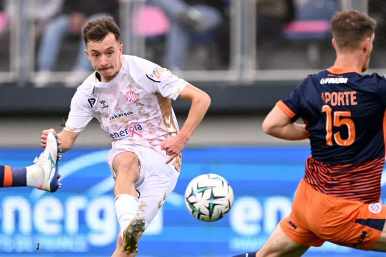 Enzo Bardeli sous le maillot de Dunkerque @Alamy